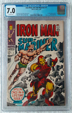 Iron Man and Sub-Mariner #1 (Marvel, 4/68) CGC 7.0 FN/VF (Whiplash appearance)