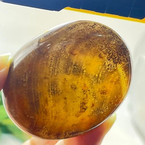 TOP 68 G Natural Polished Silk Banded Lace Agate Crystal Madagascar AA12 - Picture 1 of 24