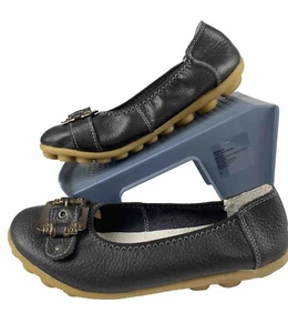 AUYI Leather Comfort SHOES, Nodule Soles, RRP $79.99! Size AU/US9, UK7,EU40 - Picture 1 of 7