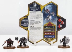 Shieldsmiths of Granite Keep - C3V/SOV Custom - figure & card - Heroscape - Picture 1 of 1