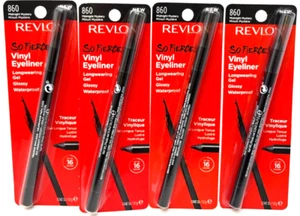 (4) Revlon So Fierce Vinyl Eyeliner Sealed 0.042 oz Each 860 - Midnight Mystery - Picture 1 of 3