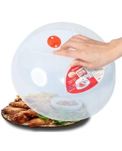 Microwave Splatter Cover Guard Lid With Steam Vents Oven Clean 11.5 Inch - Picture 1 of 7