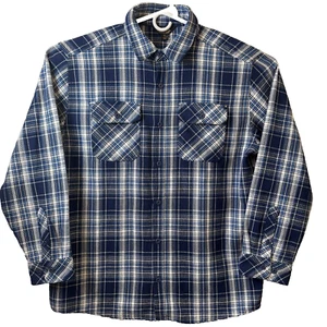 Pacific Trail Men's X-Large Button Up Shirt Blanket Flannel Long Sleeve XL Plaid - Picture 1 of 10