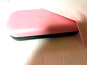 NEW AUTHENTIC KATE SPADE EYEGLASS CASE PINK GREEN - Picture 1 of 2