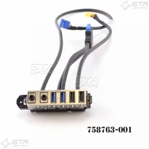 HP Front I/O Cable Assembly 2 Audio with Four USB ports 758763-001 - Bild 1 von 3