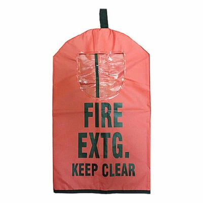 LPI 🧯1-LARGE-FIRE EXTINGUISHER COVER W/WINOW UP TO 20lb. Extinguisher 25"x16 ½"x8"