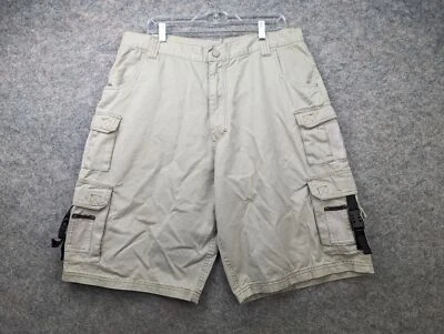 Pantalones Cortos Kikai Machine Para Hombre 33 Beige Bolsillos de Carga Algodón Exterior Utilidad De Colección Foto 1 de 4