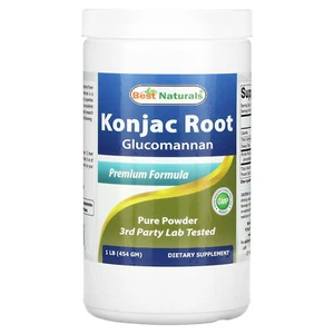 Konjac Root Glucomannan, 1 lb (454 g) - Picture 1 of 2