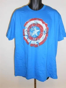 NEU CAPTAIN AMERICA COMIC LOGO T-SHIRT von MARVEL HERREN GRÖSSE XL XLARGE - Bild 1 von 6
