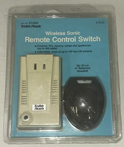 RadioShack Wireless Sonic Remote Control Switch Cat. No. 61-2661 – 400 Watt NOS - Picture 1 of 2