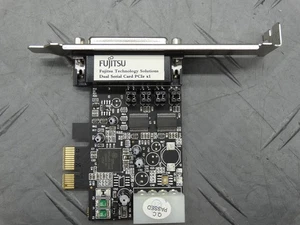 Fujitsu Technology Dual Serial Card PCIe x1 PI4952-15X2A - Picture 1 of 4