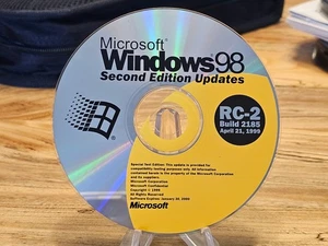 ULTRA RARE: Microsoft Windows 98 Second Edition RC-2 Beta Build 2185 Updates! - Picture 1 of 1