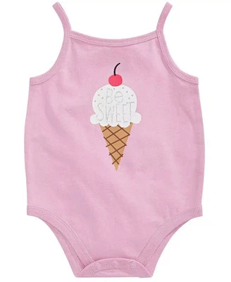 Body First Impressions Bebé Niña 0-3M Helado Sin Mangas Púrpura Orquídea Foto 1 de 4