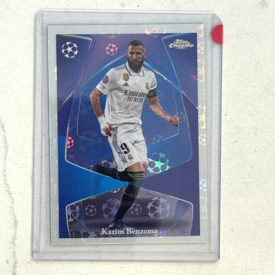 2024-25 Topps хромированный чехол UEFA KARIM BENZEMA Starball Legends хит SSP #SL-6 - Изображение 1 из 2
