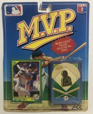 Nuevo juego de tarjetas y prendedores 1990 MLB Béisbol MVP Don Mattingly *NIP* Yankees Foto 1 de 2