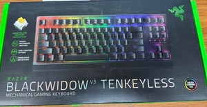 Razer BlackWidow V3 Tenkeyless Mechanical Gaming Keyboard - Yellow Switches. - Picture 1 of 2