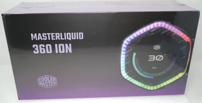 Cooler Master MasterLiquid 360 ION LCD Display Close-Loop AIO Liquid Cooler - Image 1 of 4