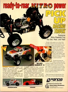 Panda RC Nitro Racing Truck Vintage Print Ad 1993 Wall Art Decor RTR - Picture 1 of 1