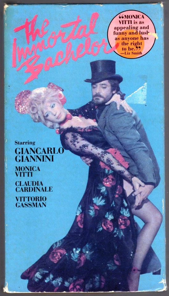 **CLAUDIA CARDINALE** The Immortal Bachelor (1975) Monica Vitti ~VidAmerica VHS~ - Image 1 of 3