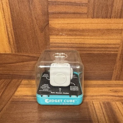 ZURU Fidget Cube by Antsy Labs - Transparent White Buttons Fidget Cube NEW! - Image 1 of 2