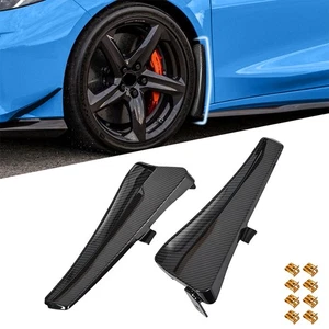 For CORVETTE C8 Z06 2020-24 & E-RAY Splash Guards Mud Guards Flaps Front Fender - Picture 1 of 15