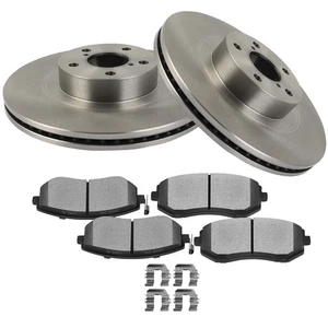 Front Brake Pad and Discs Rotors For Subaru Outback Forester Legacy Baja Impreza - Bild 1 von 11
