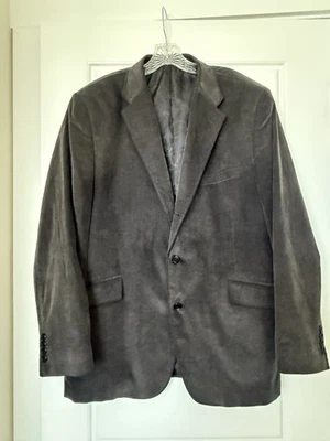 Adolfo Charcoal Corduroy Blazer Jacket Men's Size 46R NWOT - Image 1 of 4