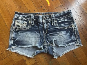 Rock Revival Damen Octavia Shorts Distressed Cut-Off Gr. 26 - Bild 1 von 10