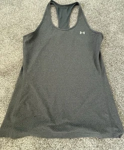 Camiseta sin mangas Under Armour para mujer M gris espalda deportiva. Etiquetas eliminadas - Imagen 1 de 2