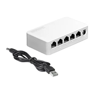 5 Port 100 Mbit/S Ethernet- Tragbarer -Netzwerk-Hub Ethernet-Splitter mit U4986 - Bild 1 von 6