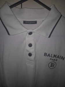 Balmain Paris Polo T-Shirt - Picture 1 of 4