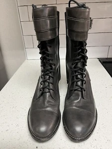 COLE HAAN GRAUE LEDER KURZE STIEFEL GRÖSSE 8,5B - Bild 1 von 4