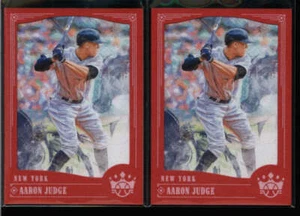 LOT OF (2) AARON JUDGE 2018 PANINI DIAMOND KINGS #80 RED FRAMED PARALLEL FC7894 - Picture 1 of 1