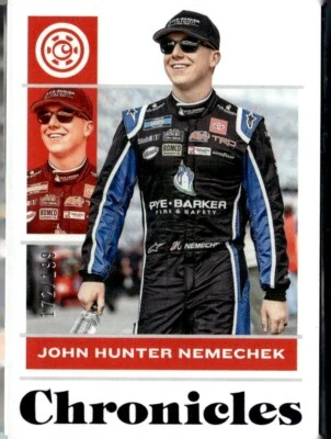 2022 Chronicles Racing Blue Foil John Hunter Nemechek Serial #172/199 #19 - Image 1 of 2