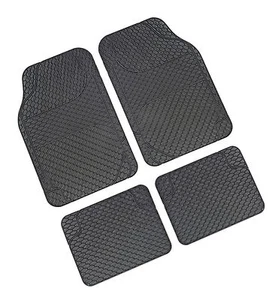 Serie Alfombrillas Coche "Desagües 4" PVC Gris Universales Ant. & Post. (4PZ) - Imagen 1 de 1