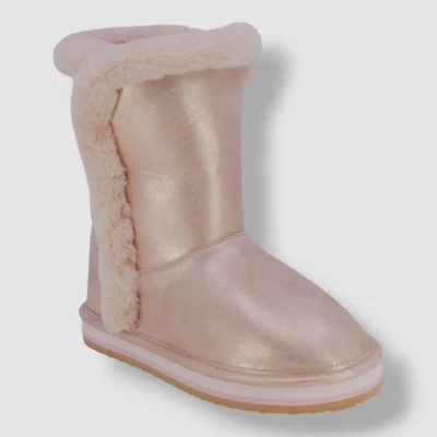 Acogedoras botas Sugar para bebé niña doradas Milhoja talla 8M Foto 1 de 4