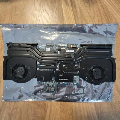 DELL ALIENWARE M17 R3 MOTHERBOARD i9 10980 5.3GHz RTX 20708GB PH5PG AND HEATSINK - Image 1 of 4