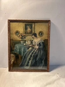 Lithographie 40er Jahre Chicago "Eine Lavendel- und alte Spitzenmutter" - Karl Schuster- - Bild 1 von 9