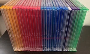 Lotto 31 pezzi porta CD-DVD in plastica 0,5 cm - Afbeelding 1 van 2