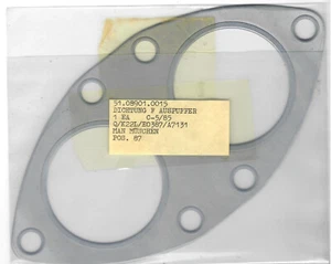 Original MAN Oldie Auspuffdichtung aus BW Beständen 3 Stück Neu OVP - Bild 1 von 2