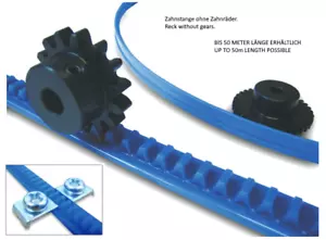 Flexible Zahnstangen Modul 0,8 Länge wählbar - Kunststoff Plastik Zahnstange - Bild 1 von 18