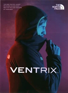 2017 PRINT AD - the NORTH FACE FASHION CLOTHING AD - THE NORTH FACE VENTRIX AD - Picture 1 of 1