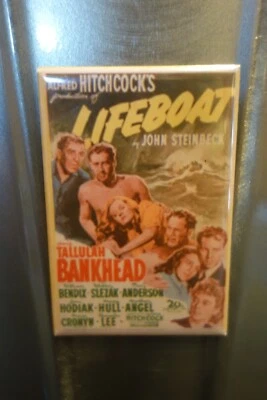 ALFRED HITCHCOCK'S LIFEBOAT Suspense Movie Poster MAGNET 2x3 Refrigerator Locker - image 1 of 3