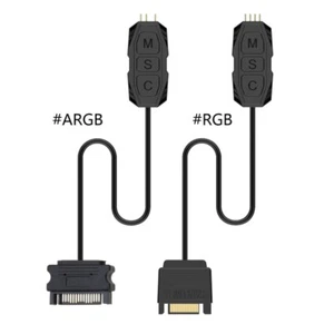 Intelligent Fan Controller ARGB RGB LED Color for Smart Fan Computer Remote Cont - Afbeelding 1 van 8