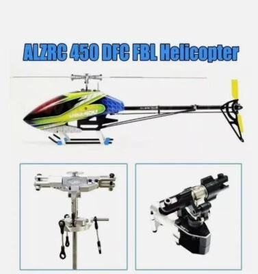 ALZRC 450 FBL RC Helicopter Combo - Align Mini GRS & Emax Servos - NEW -  - Image 1 of 4