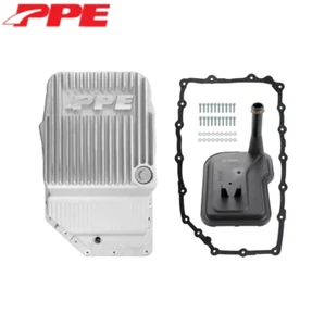 PPE Heavy-Duty Raw Cast Aluminum Transmission Pan For 07-23 GMC/Chevy with 6L90 - Picture 1 of 8