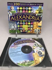 Lost Treasures of Alexandria PC Game disc 2008 Windows XP Vista MATCH-3 Puzzles - Picture 1 of 6