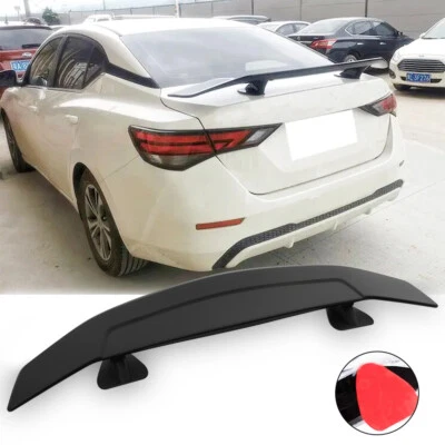 Matte Black 46" Rear Trunk Spoiler Wing GT Style Racing For Nissan Sentra Sedan - Imagem 1 de 4