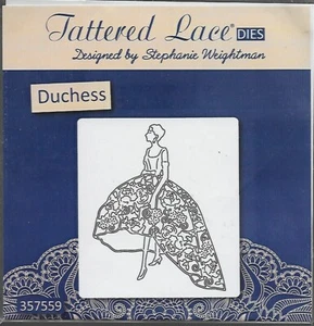 TATTERED LACE Cutting Die - DUCHESS - Stylish Woman - Picture 1 of 1