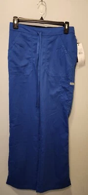 GREY'S ANATOMY Scrub Cargo Pants Women XXS Royal Blue Elastic Back - Image 1 of 4